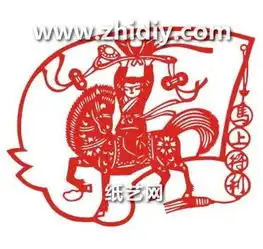 马年窗花图片马上得利马年剪纸窗花的剪法与图案
