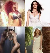 美网媒评选自然健康美女星蕾哈娜穿比基尼入围