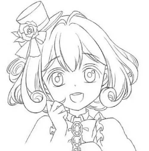 如何画动漫人物女孩