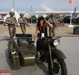 钢铁玫瑰俄美女模特与新锐武器合影酷到爆