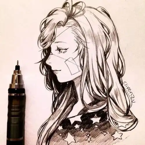 这样的素描美少女,你们喜欢嘛