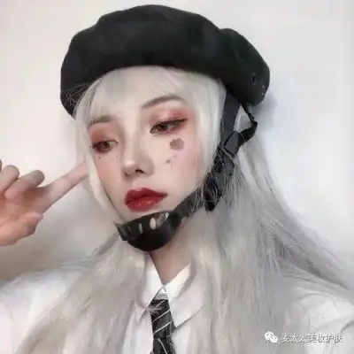 欧美风丧系女头像外国病态失恋女头像