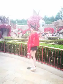 组图江疏影与父母游迪士尼被偶遇戴米奇发卡玩旋转木马变少女