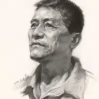 qq头像素描简约