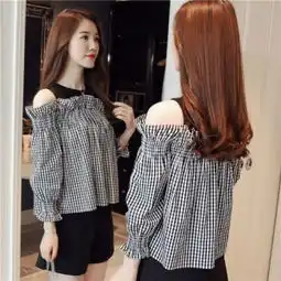 淑女短袖浅绿色衬衫