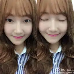 少女时代jessica剪空气刘海女王瞬间变身小少女