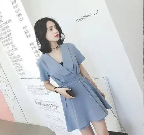 冷淡风裙子,轻盈雪纺仙女范