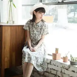 第18期女神养成记,只需一条文艺范连衣裙