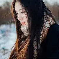 长发小女孩头像小清新微信头像图片大全