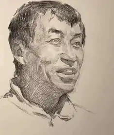 第三四二集朱传奇教你在男中年素描头像中处理明快的明暗关系