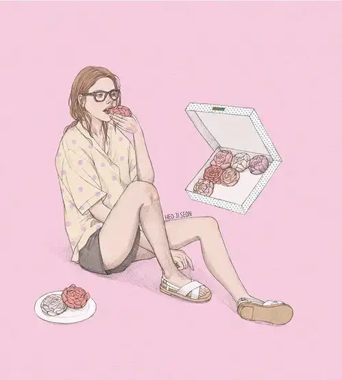 安静优雅这样的插画你喜欢吗