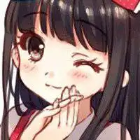 头像女生卡通哈哈大笑微信头像图片大全