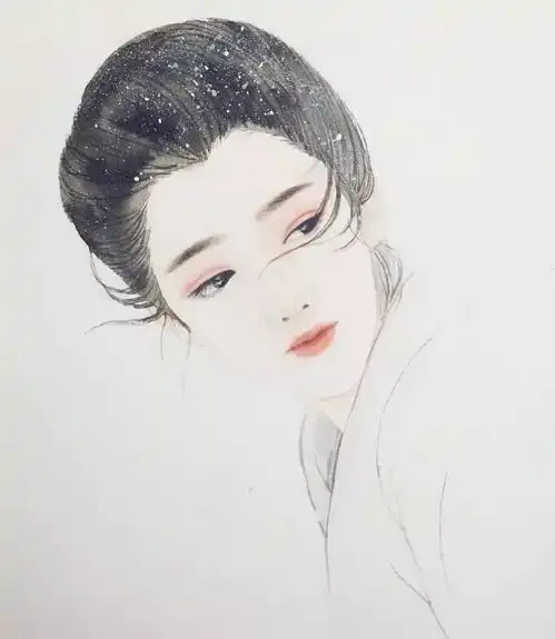 当古风遇见水彩,这样的美人,怎能不让人心驰神往