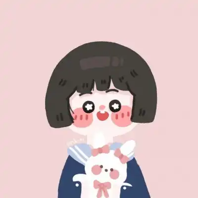 江孑可爱卡通手绘简笔画呆萌女卡通动漫头像我要个性网