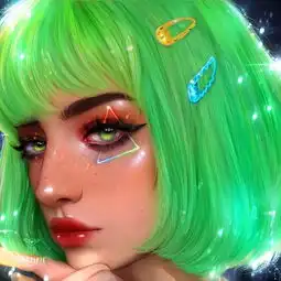 仙气十足的小姐姐插画,每一张都美到了极致