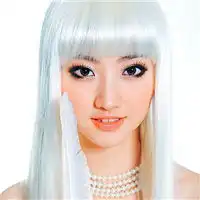 白发头像女不同风格的白发女头像图片