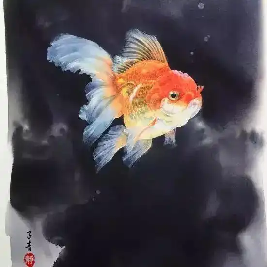 她画了999条活锦鲤,已被好运附体转发就能沾光