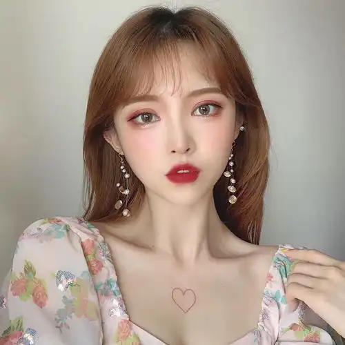 心动美人好看的女生头像图片扣扣居