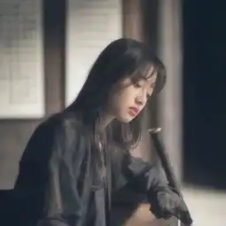 清纯美女qq微信头像侧颜长发女生头像