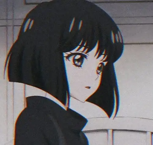 黑白风动漫头