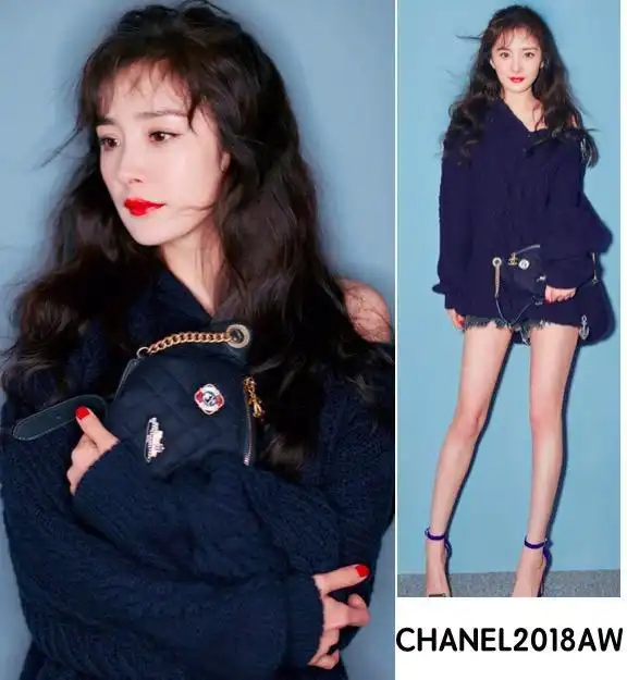 明星和超模的时髦比拼杨幂少女感奚梦瑶秀大长腿谁赢了