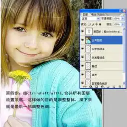 ps儿童照片转手绘效果教程