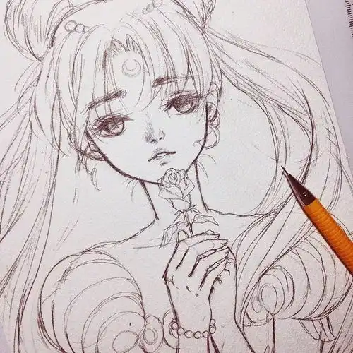 00后妹纸抢画画饭碗啦,狂吸百万粉