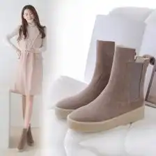 时尚松糕女短靴