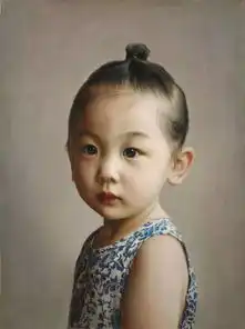 小央美美术最帅画爸晒娃意外走红把女儿画成小仙女,朋友圈点赞无数