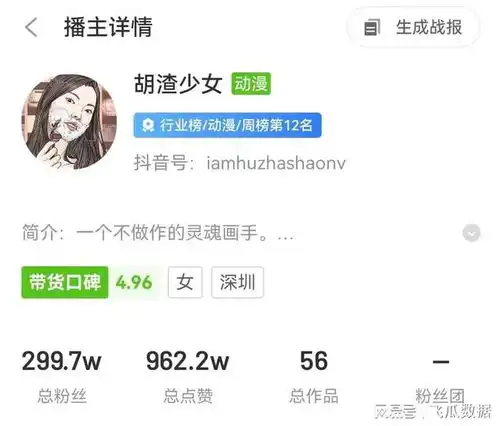 转型15天抖音粉丝暴涨164w,胡渣少女到底做对了什么