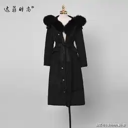 欧美时尚宽松加厚羽绒服狐狸毛领保暖休闲潮流女装2019冬装新款