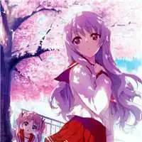唯美女生头像樱花背景图片微信头像图片大全