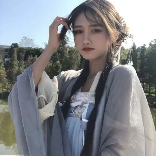 古风真人女生头像我知道京城的雪落不到江南