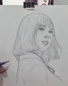 速写,把少女们画的美翻天