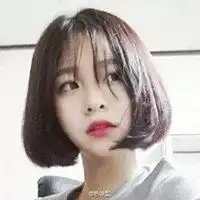 空气刘海卷发女生头像微信头像图片大全