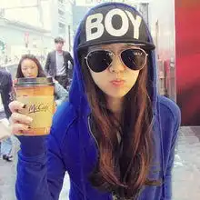 qq头像女生帽子控带boy