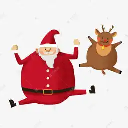 圣诞节小清新卡通手绘套图素材图片免费下载千库网