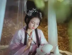 含羞眉乍敛,微语笑相和,梦幻古装少女户外图集