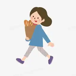 抱着东西走路的小女孩png图片素材下载走路png熊猫办公