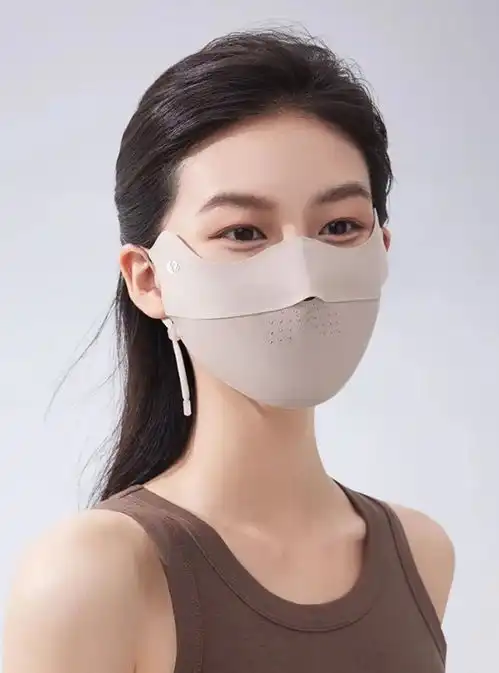 不想晒黑的进来巨显脸小的防晒口罩,男女都合适