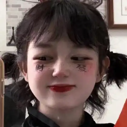 个性原宿超拽女生头像,女人嘴要甜心要狠