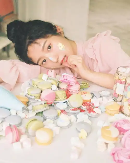马卡龙少女写真