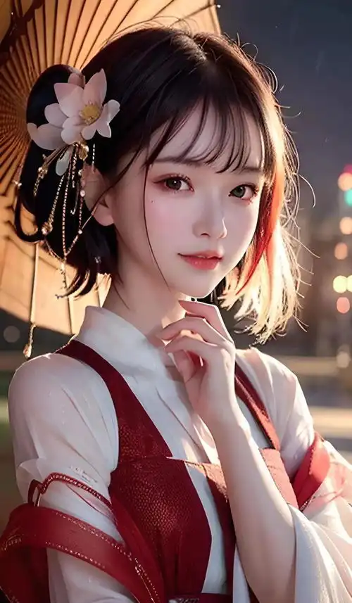 ai绘画唯美汉服