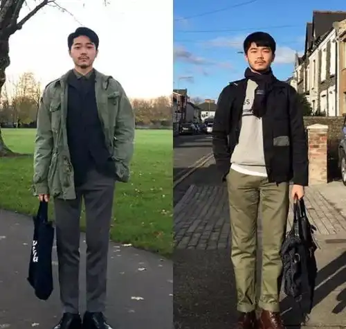 微胖男生怎么穿才显瘦18套冬季微胖穿搭示范,胖子也有春天