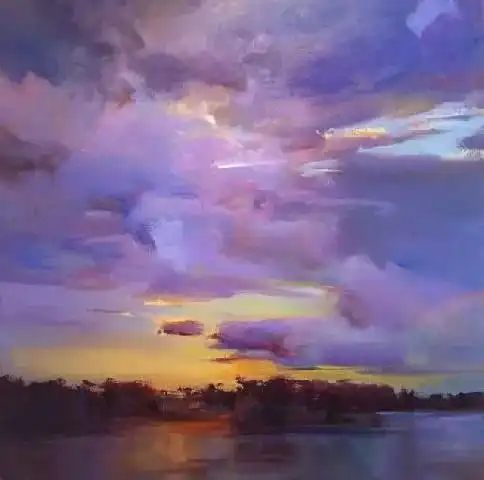 特别好看的油画云彩,美哭了