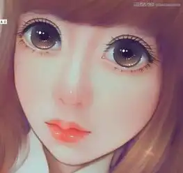 photoshop转手绘打造转手绘艺术效果的给大眼女孩照片