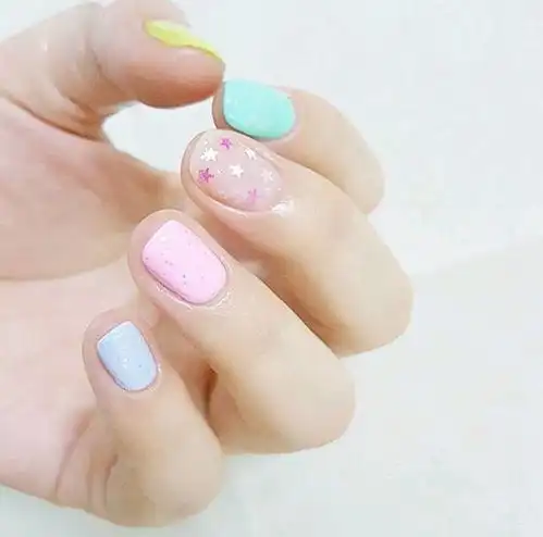 少女心炸裂,甜甜的马卡龙美甲来一发