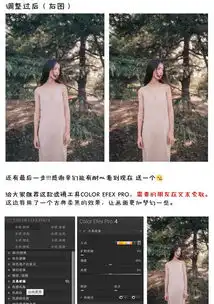 打造森系氧气女神的后期调色技巧