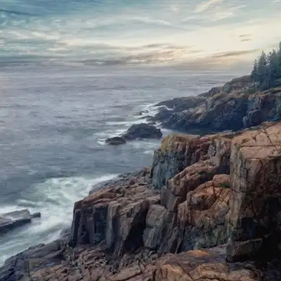 海边风景头像海边陡峭的悬崖图片