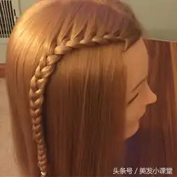 简单的编发,家有女孩快收藏
